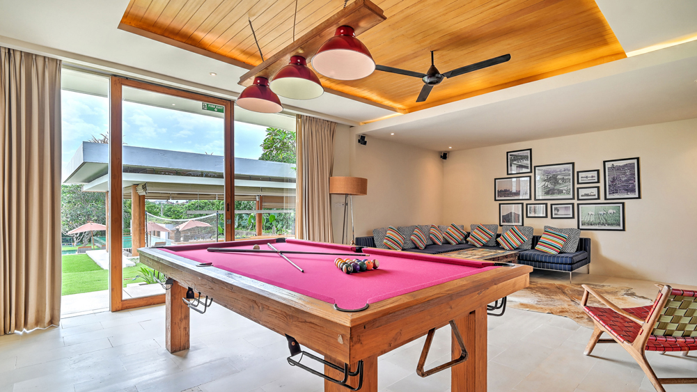 The Iman Villa - Media and billiards room